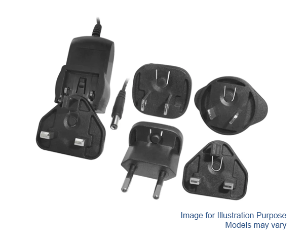 Interchangeable AC/DC Plugtop Adapter Power Supply